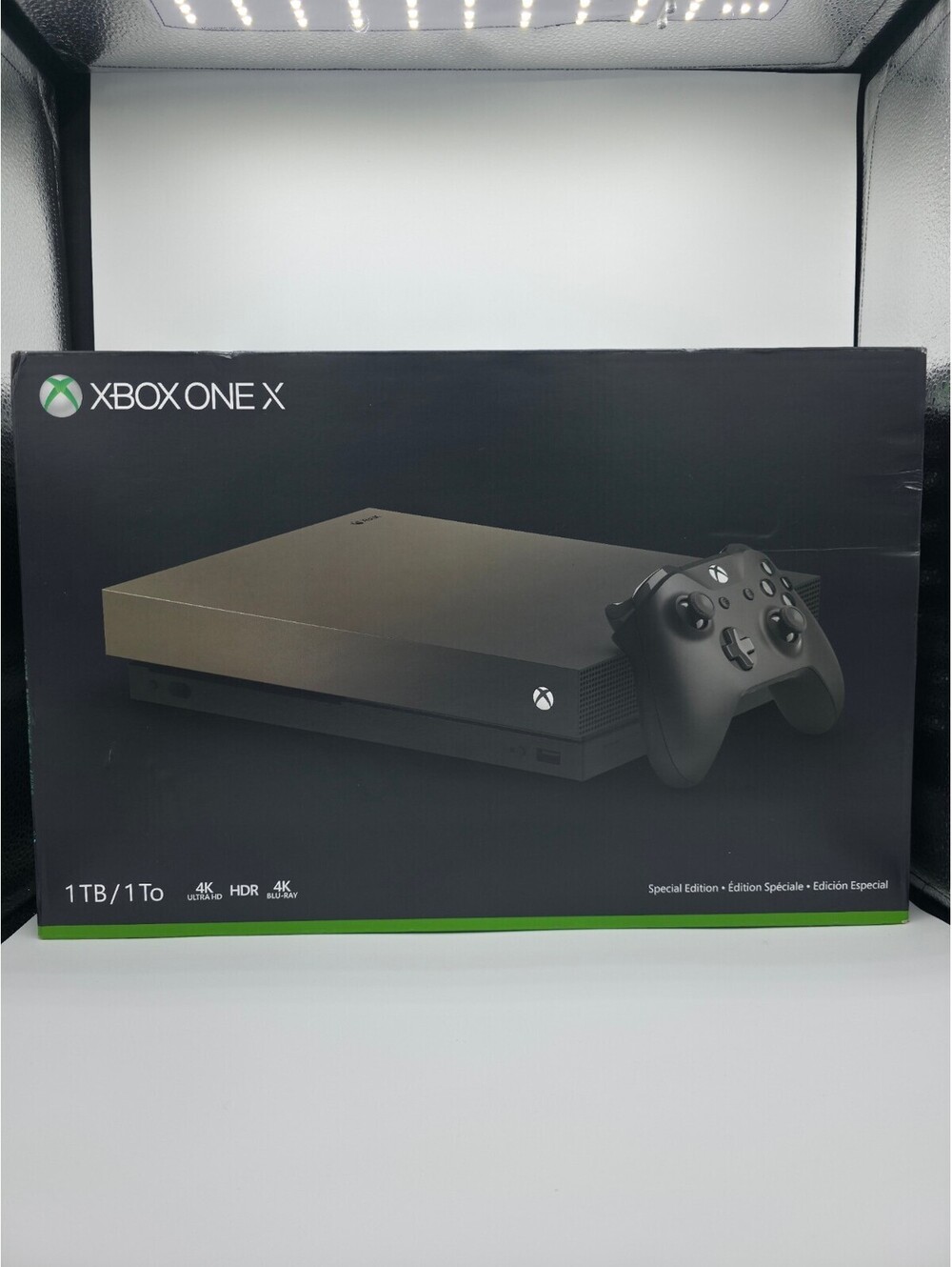 Xbox One X Gold Rush Limited Edition CIB